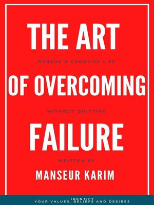 cover image of The art of overcoming failure
